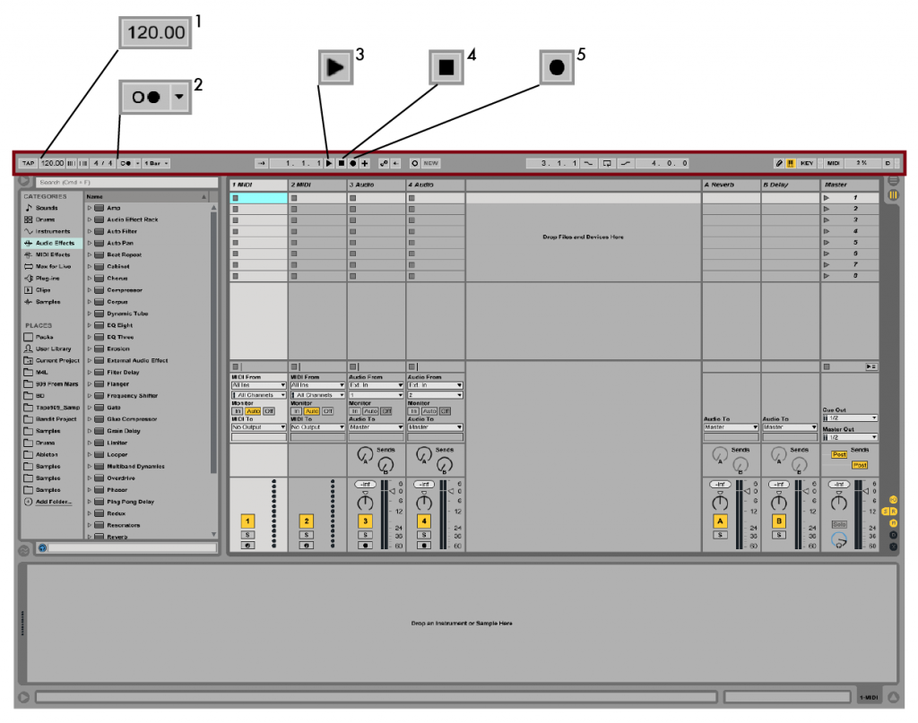 Ableton Transport 