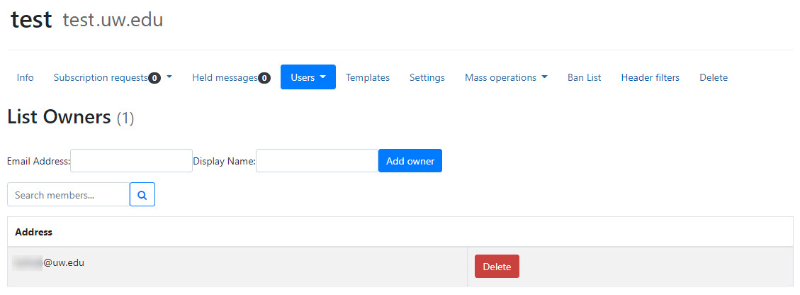 screen capture add/delete owners